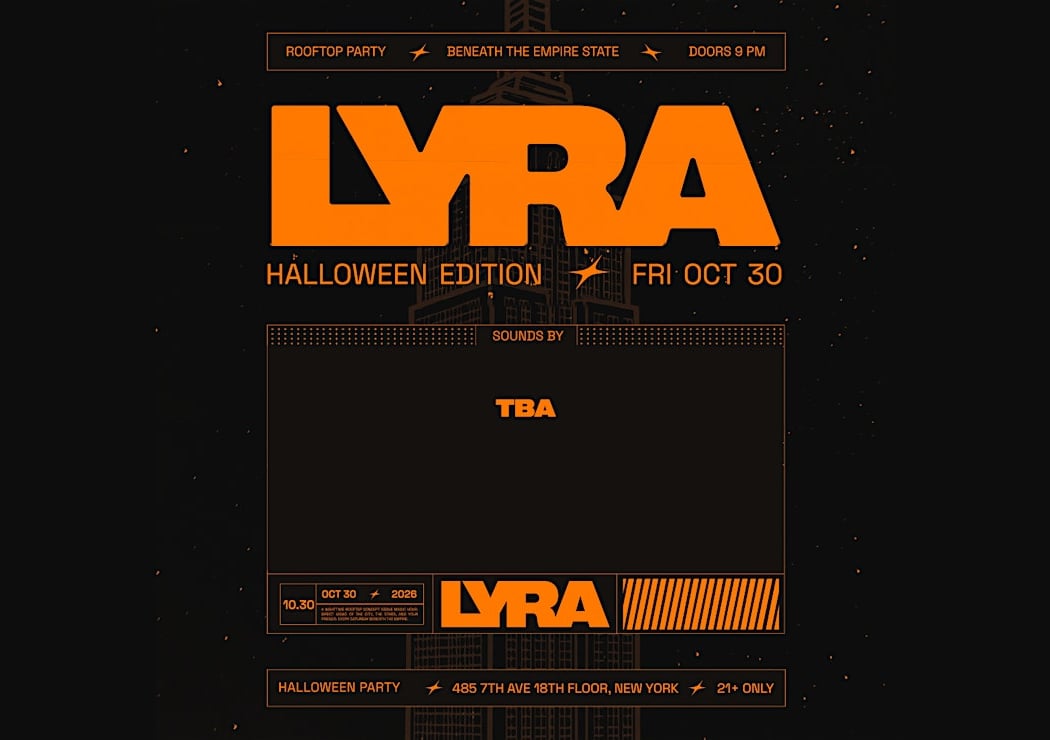 LYRA Rooftop Party ✭ Halloween Edition 10.30