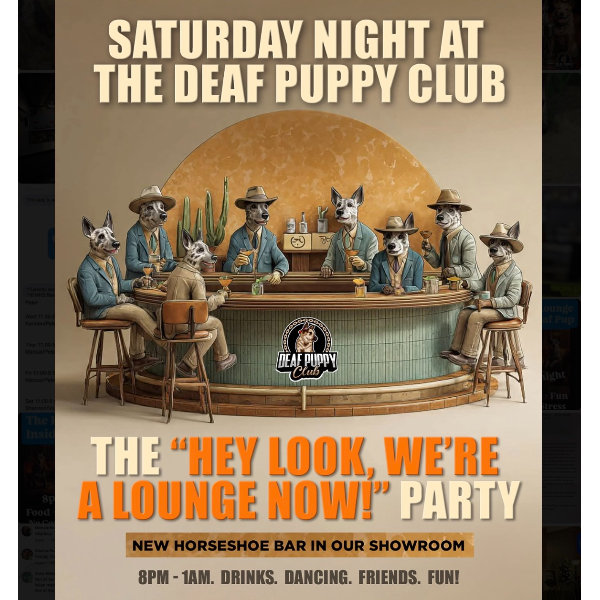 The "Hey Look, We're a Bar Now" Party 1