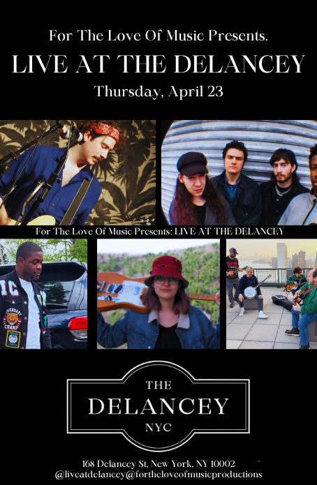 For The Love Of Music Presents: Dangerously Careful * G hustle * Rob Cantillon * Ohio Martinez * LakeEffectBluegrassBand 1