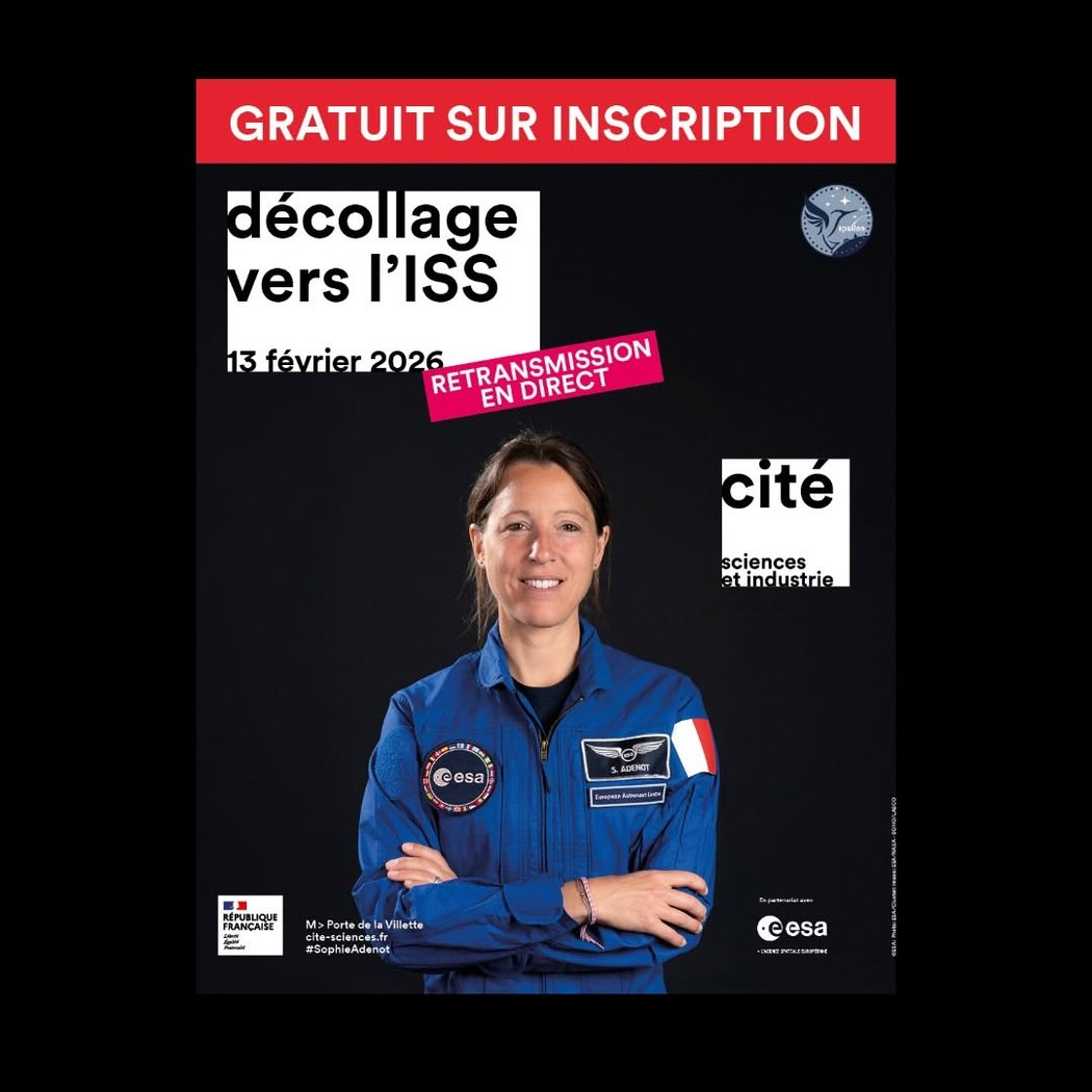 Décollage de Sophie Adenot vers l’ISS 1