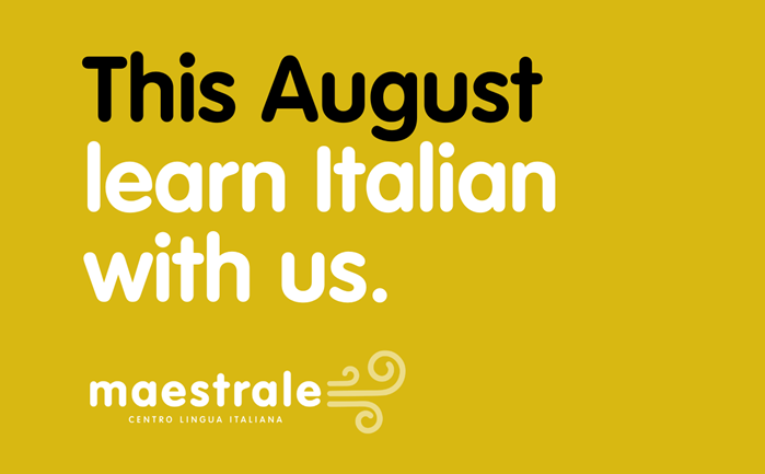 corsi di italiano | AGOSTO-SETTEMBRE 2026