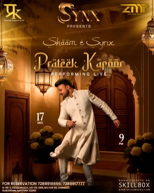 Synx presents Prateek Kapoor 1