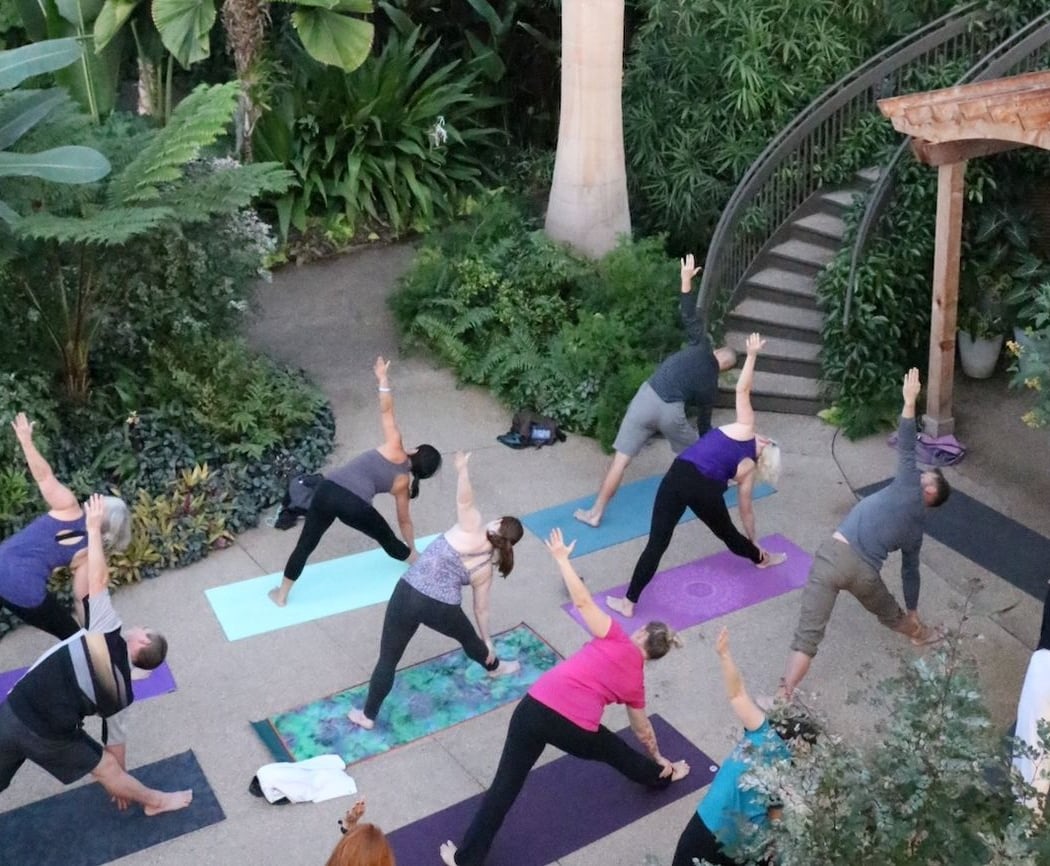 Yoga in the Garden 1