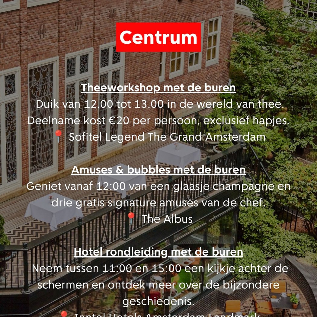 Amuses & bubbles met de buren