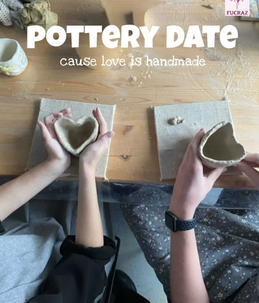 Hands-on Pottery Workshop & Pottery Date 1