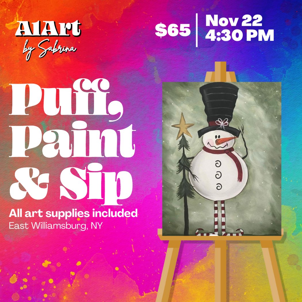Puff, Paint and Sip Art Studio 1