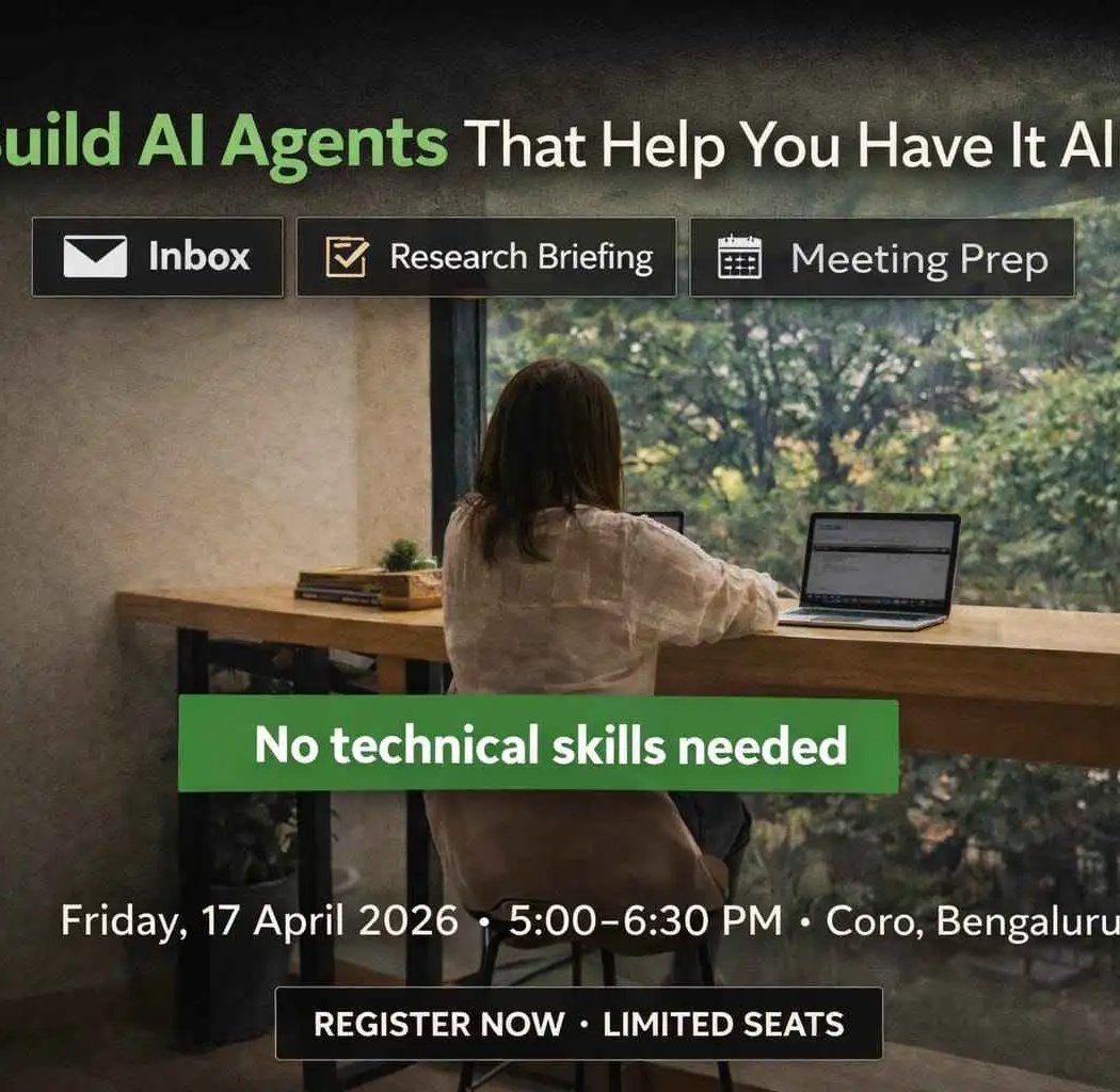 Table at Naru to Inbox Zero: Hands-on AI workshop 1