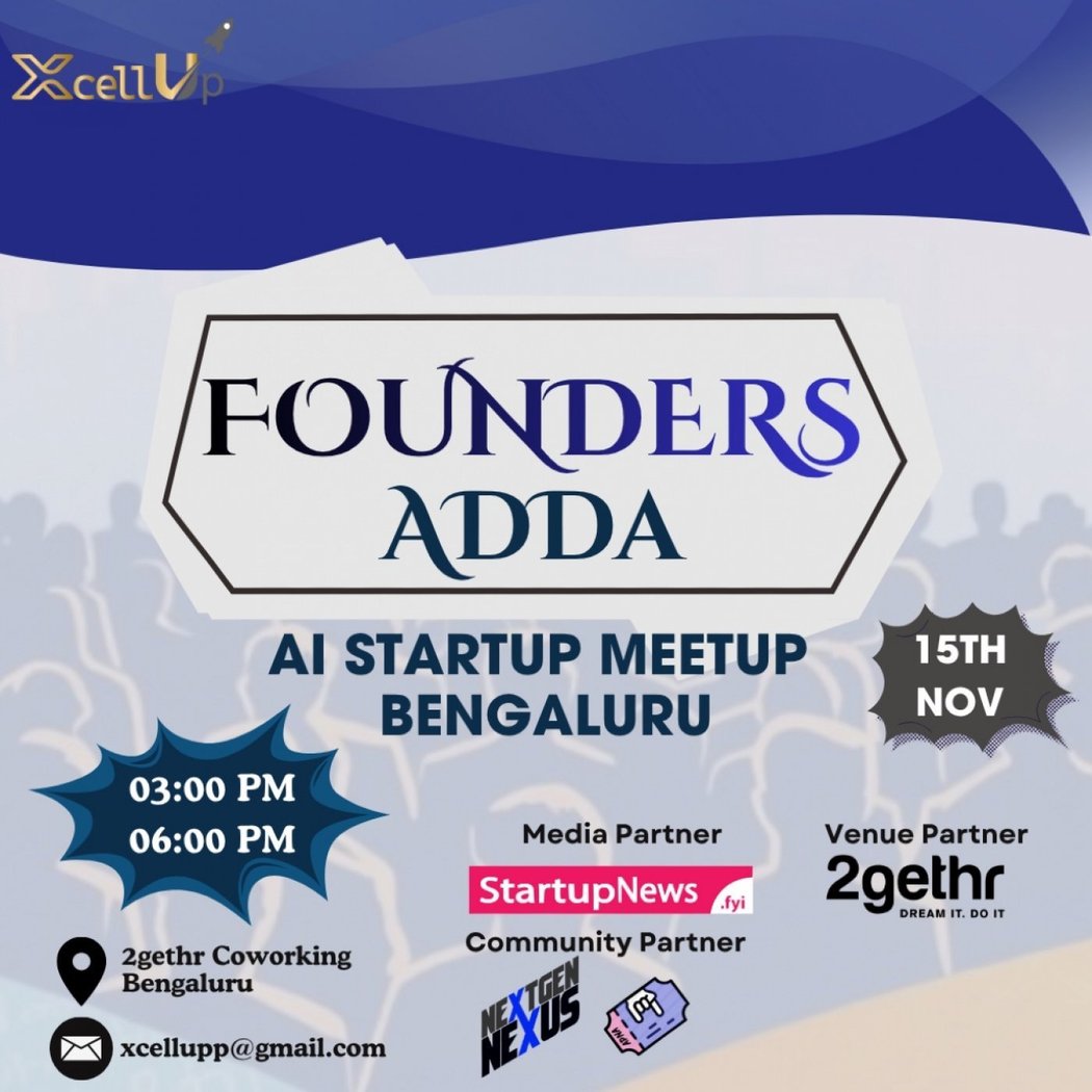 Founders Adda AI Startup Meetup 1