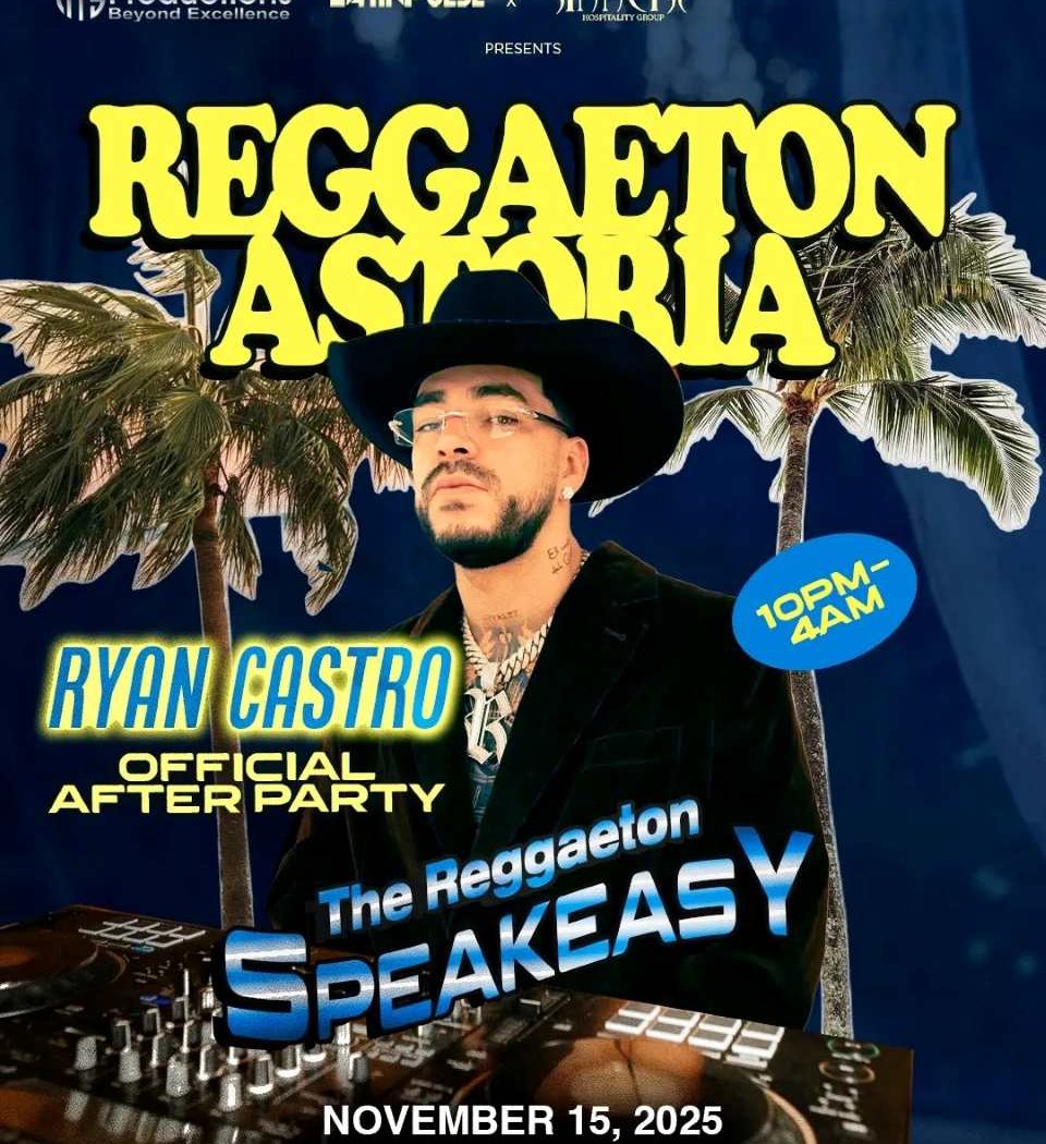 Ryan Castro Official After Party: The Reggaeton Speakeasy 1
