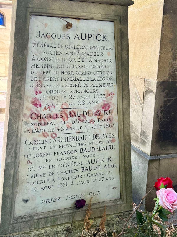 Tombe de Charles Baudelaire 1