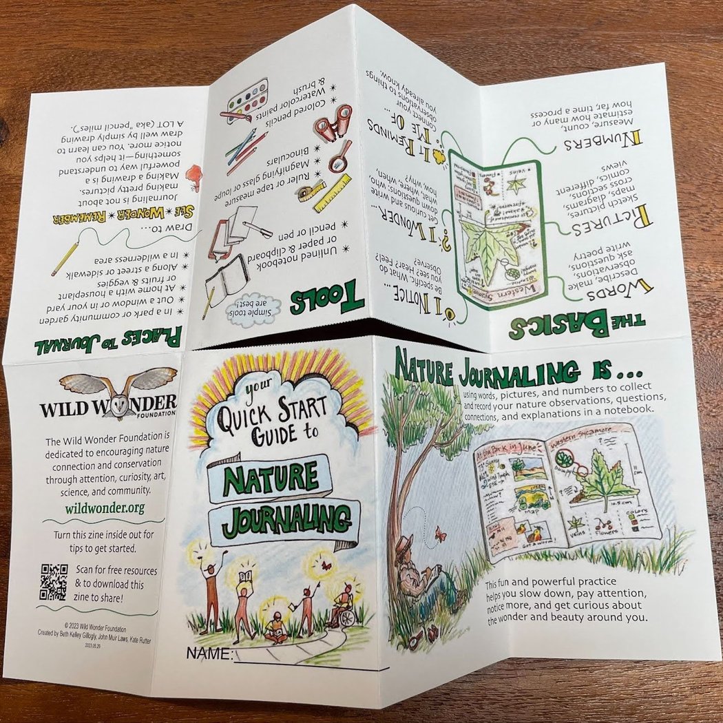 Nature Journal Assembly for Midpen Field Trips 1