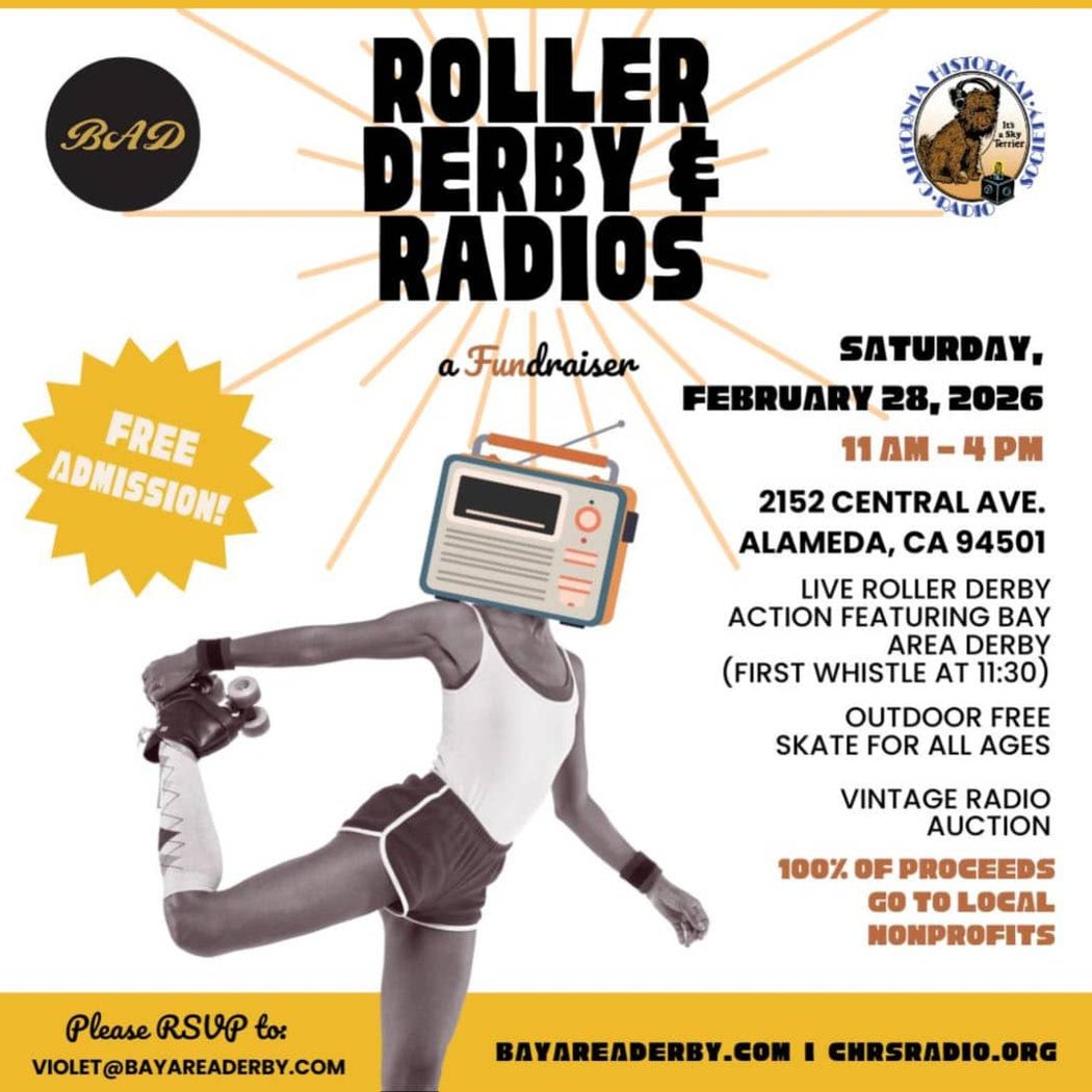 Roller Derby & Radios Fundraiser 1