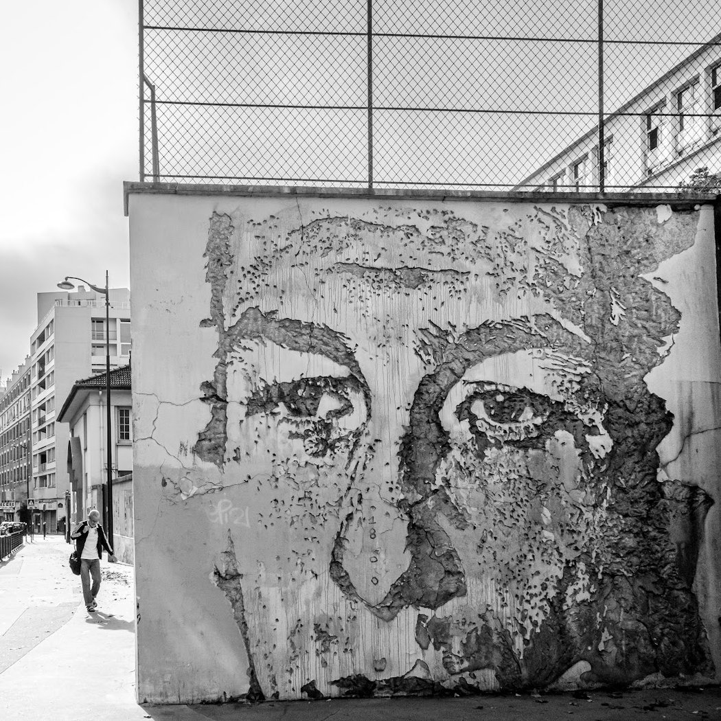 Street Art : "Portrait" de VILHS 1