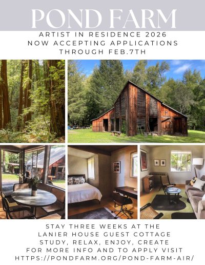 Become a Pond Farm Artist in Residence 1