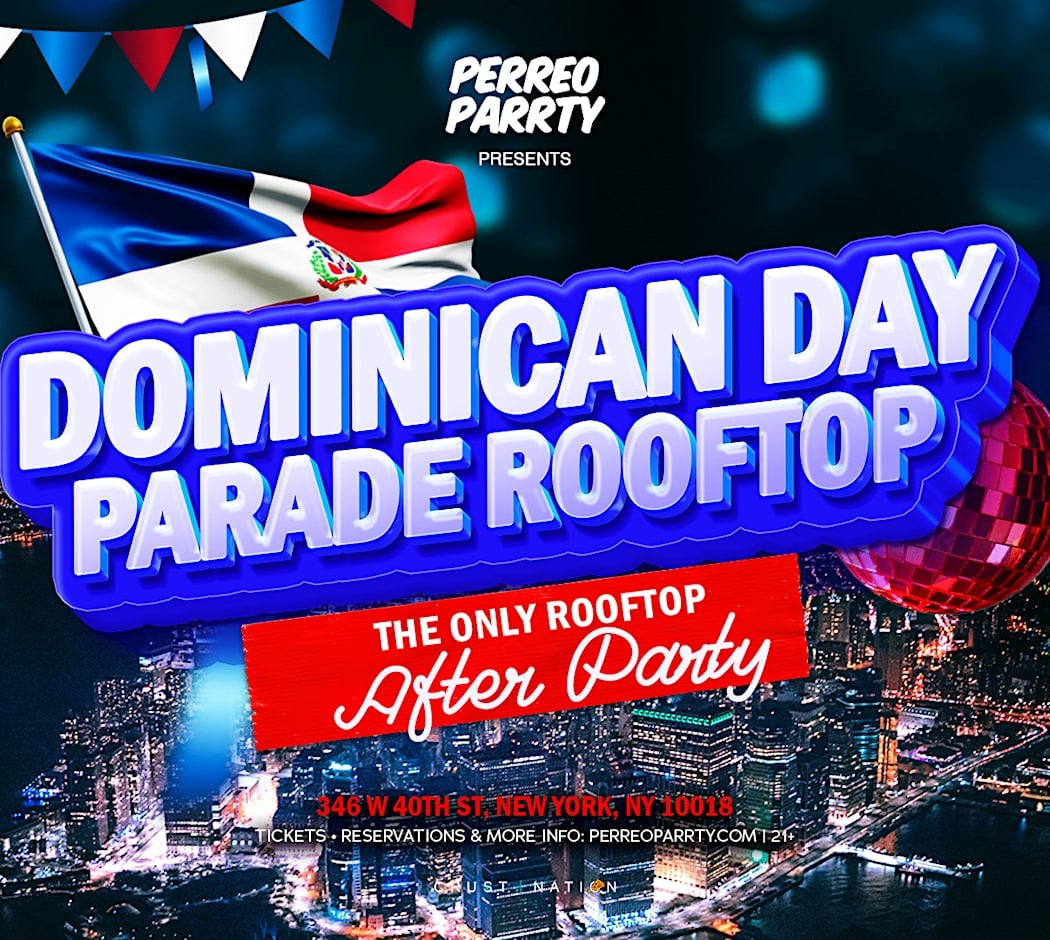Rooftop Dominican Parade After Party Skyline Views Perreo Parrty 1