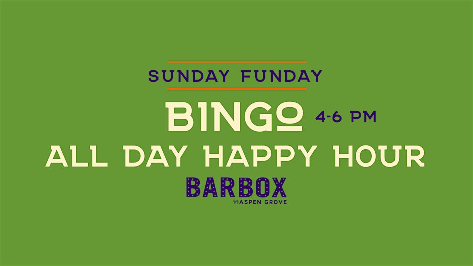 Sunday Bingo