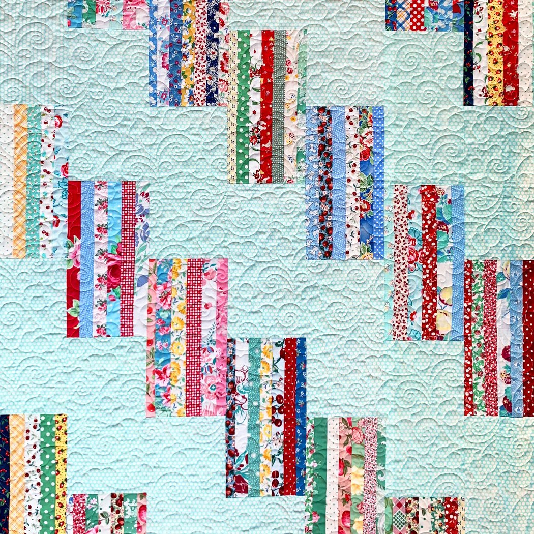 Easy Strip Pieced Quilt (2 of 2) 2