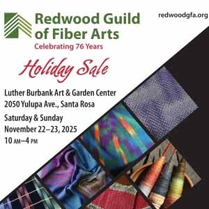 Holiday Sale with the Redwood Guild of Fiber Arts 1