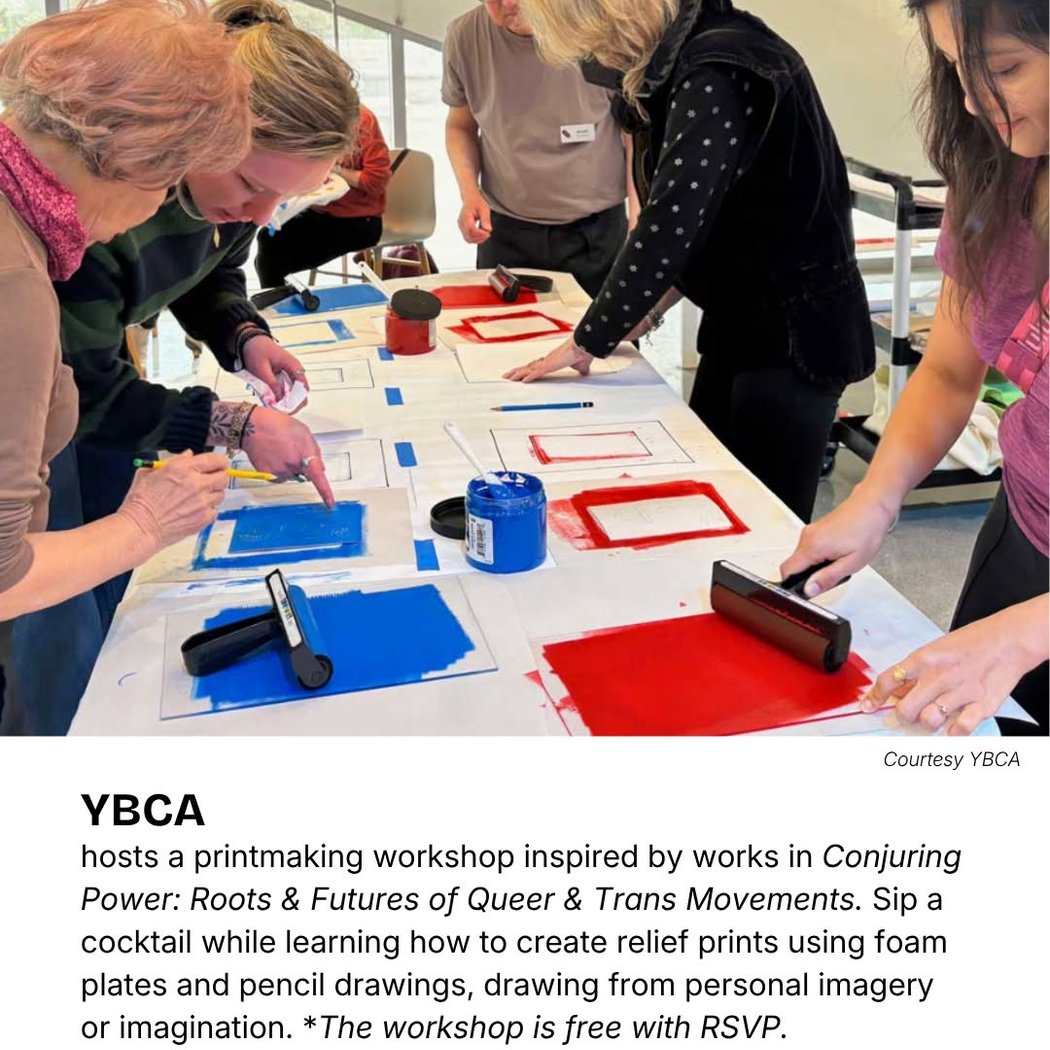 All-ages printmaking workshop inspired by Conjuring Power 1