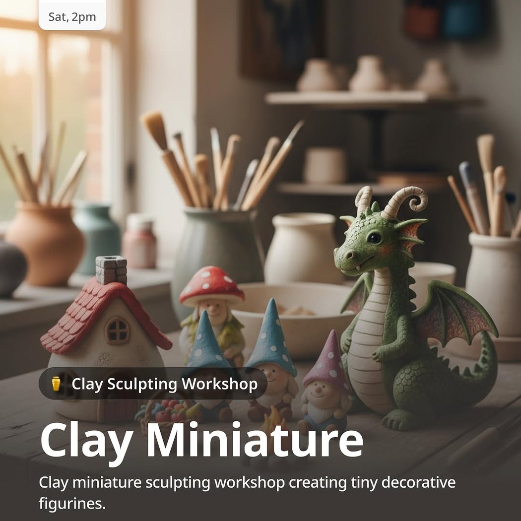 Clay Miniature Workshop 1