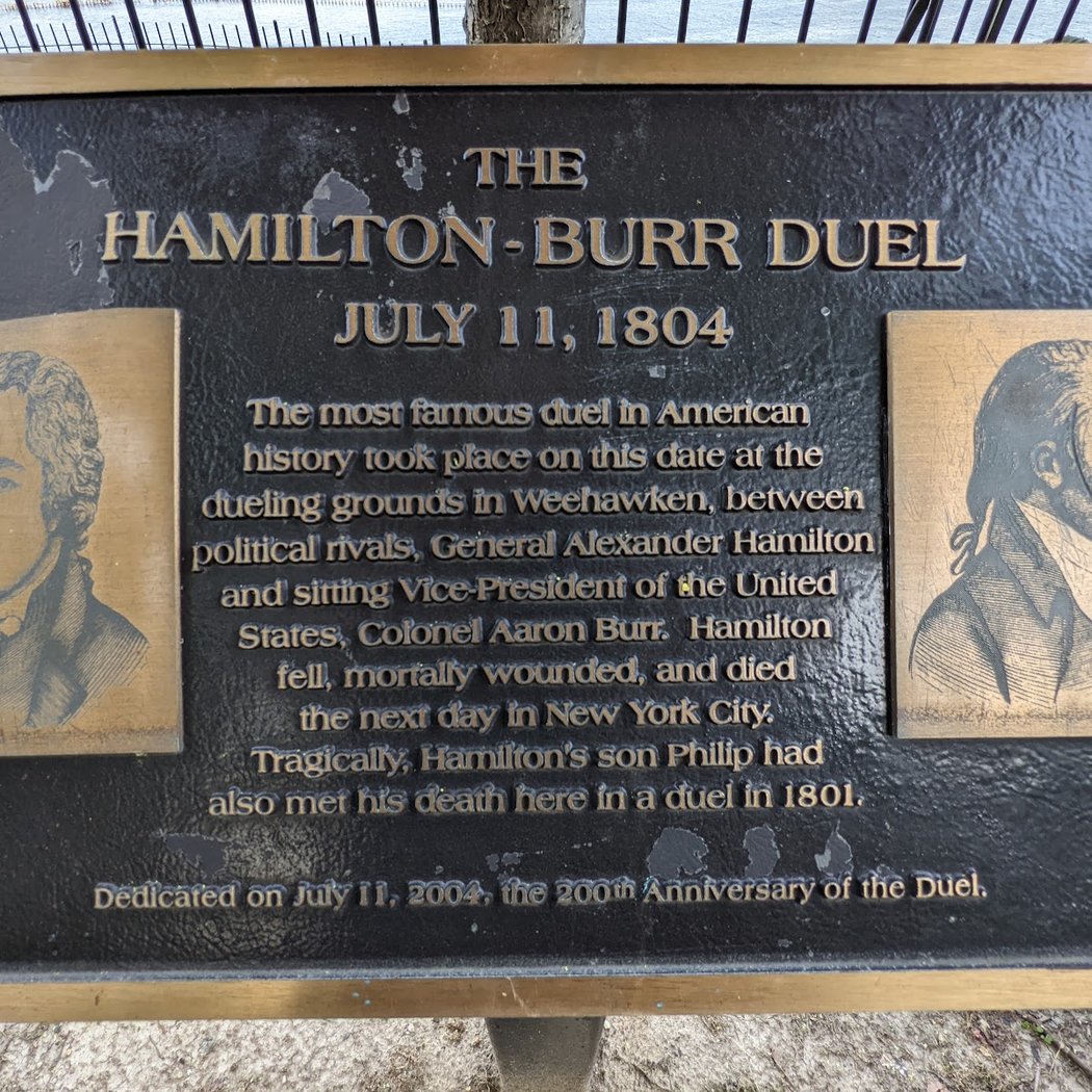 Weehawken Dueling Grounds 2