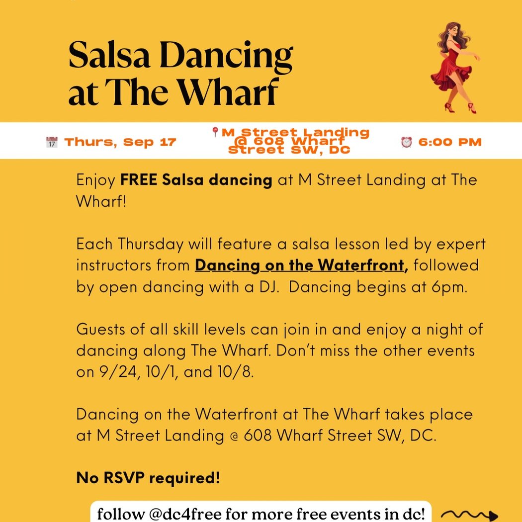 Salsa Dancing on The Waterfront 2