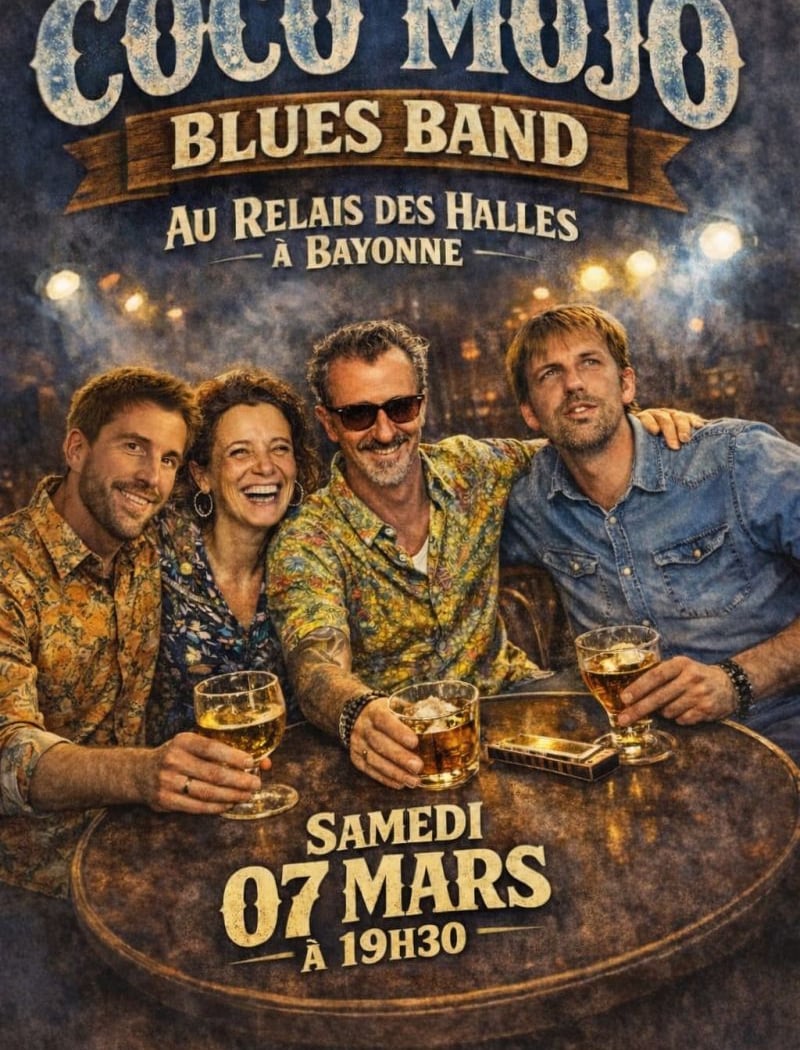 Soirée Blues avec COCO MOJO Blues Band 1