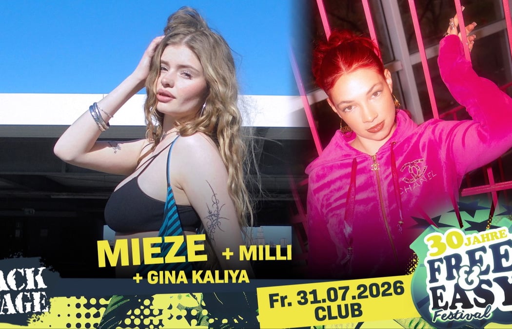 MIEZE + MILLI + GINA KALIYA I FREE & EASY FESTIVAL 2026 1