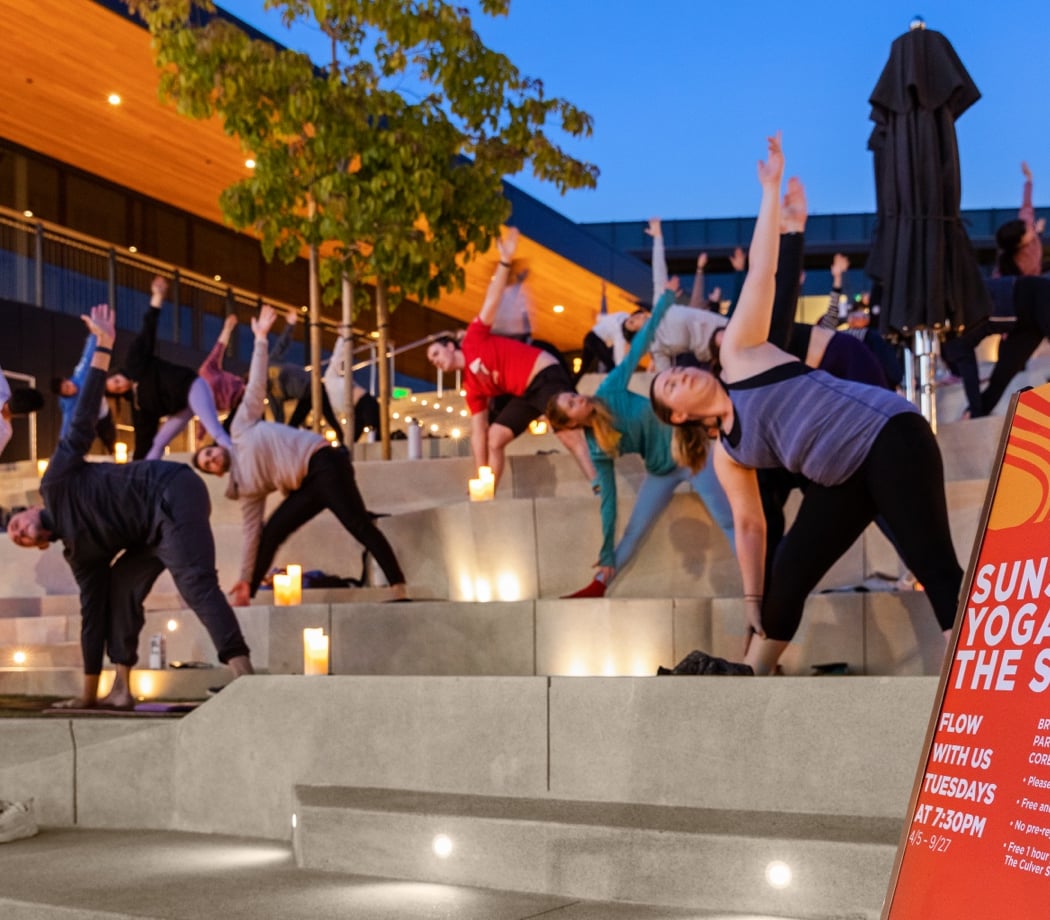 Sunset Yoga on the Steps 3