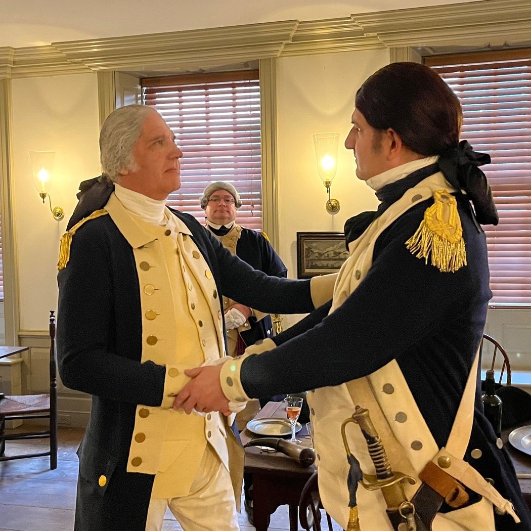 Washington's Farewell to his Officers Reenactment 1