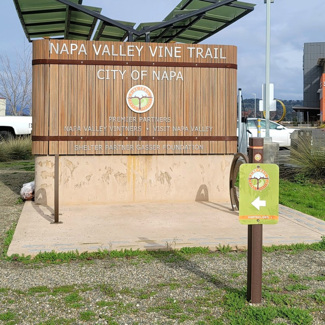 Napa Valley Vine Trail Trailhead at Hartle Court 3