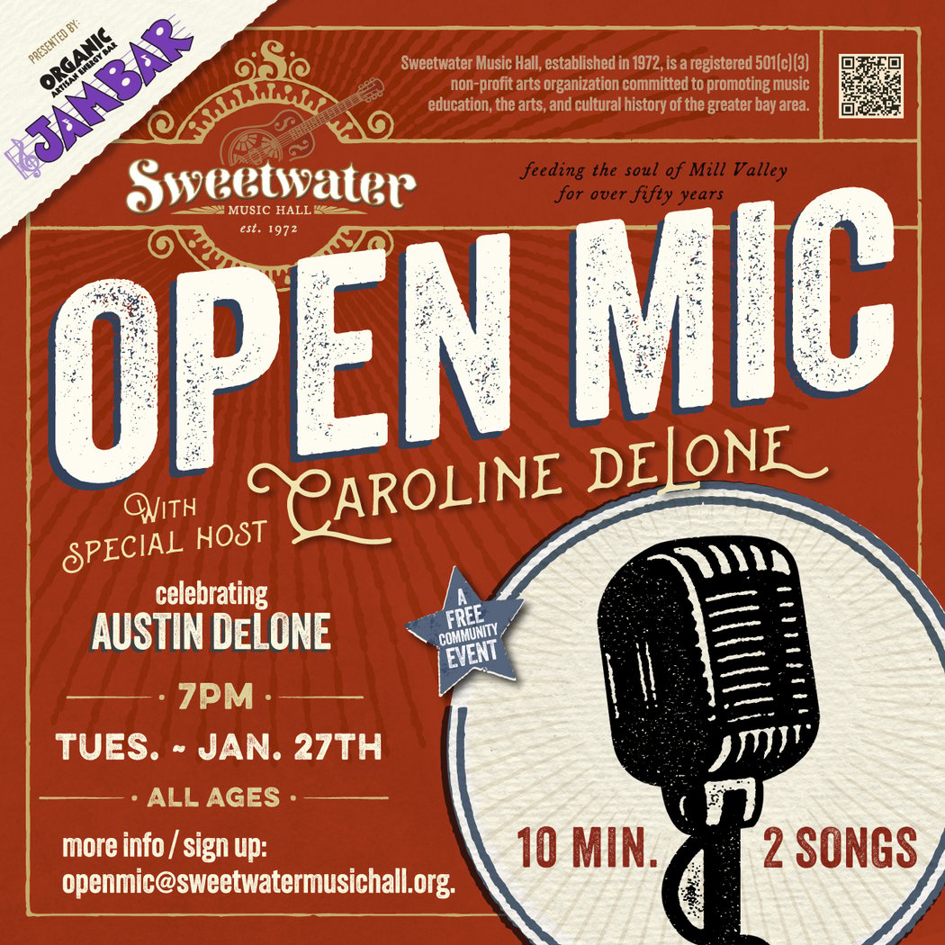 Open Mic Night with Caroline DeLone celebrating Austin DeLone 1