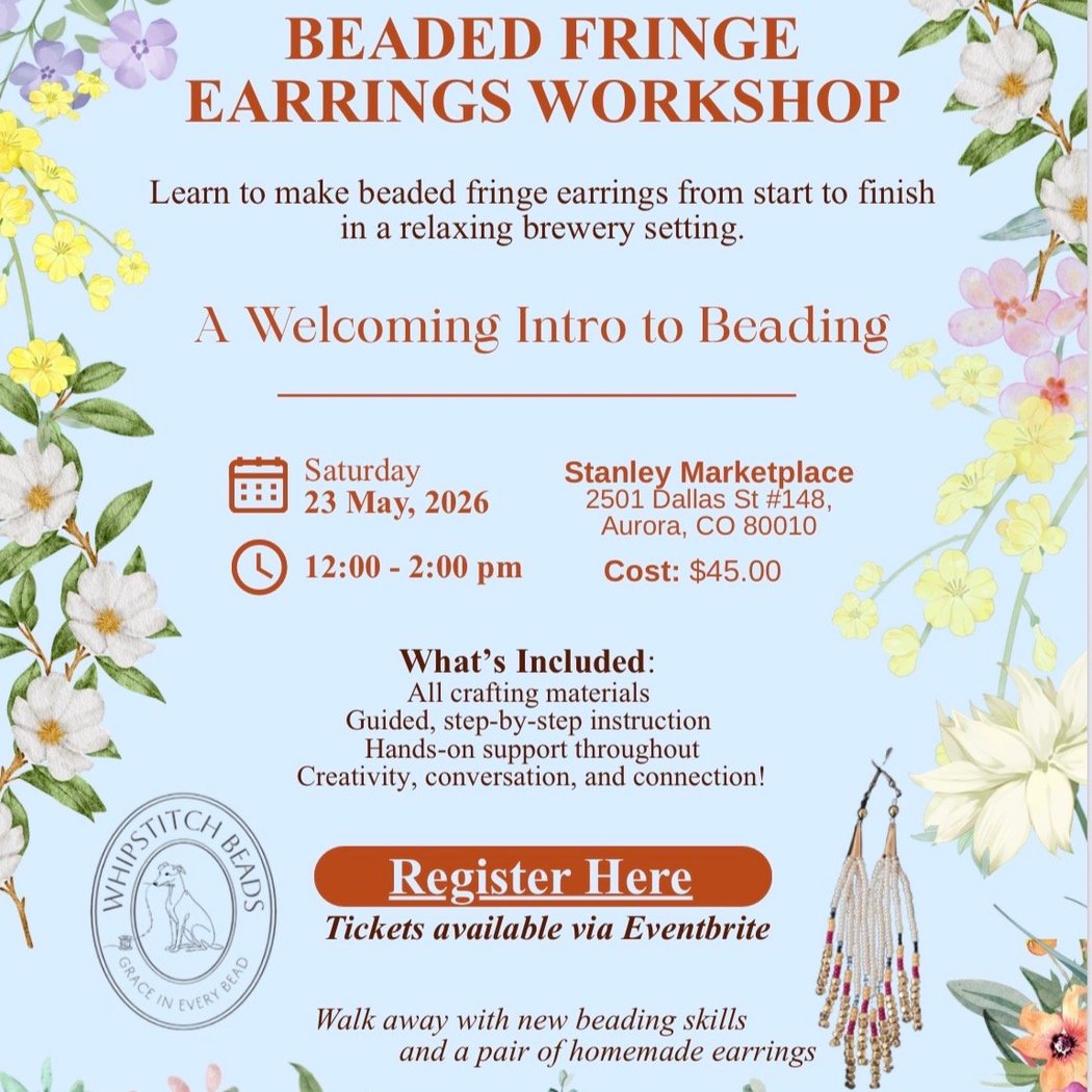 Beaded Earring Workshop 1