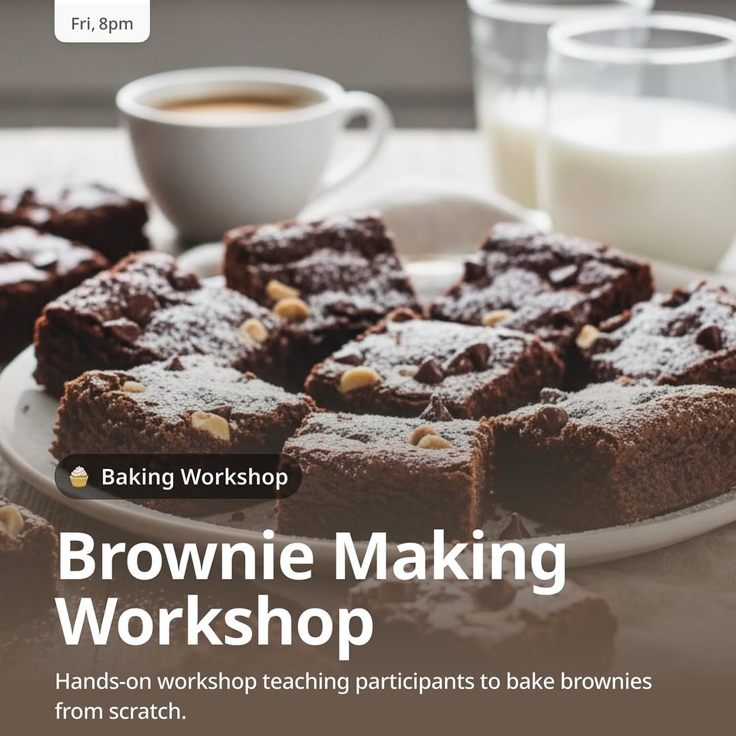 Brownie Making Workshops 1