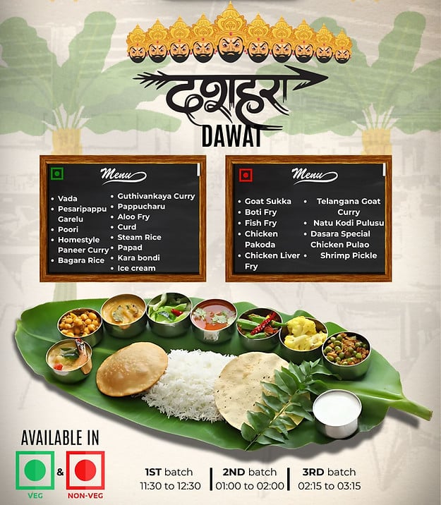 Dussehra Grand Traditional Feast 1