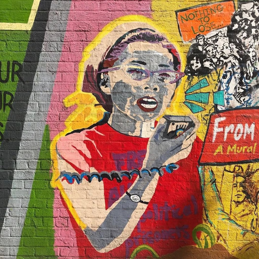 From Harlem with Love: a Mural for Yuri and Malcolm 1