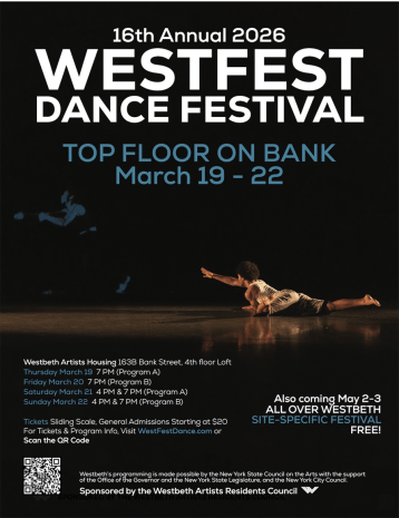 WestFest Dance Festival Top Floor on Bank 1