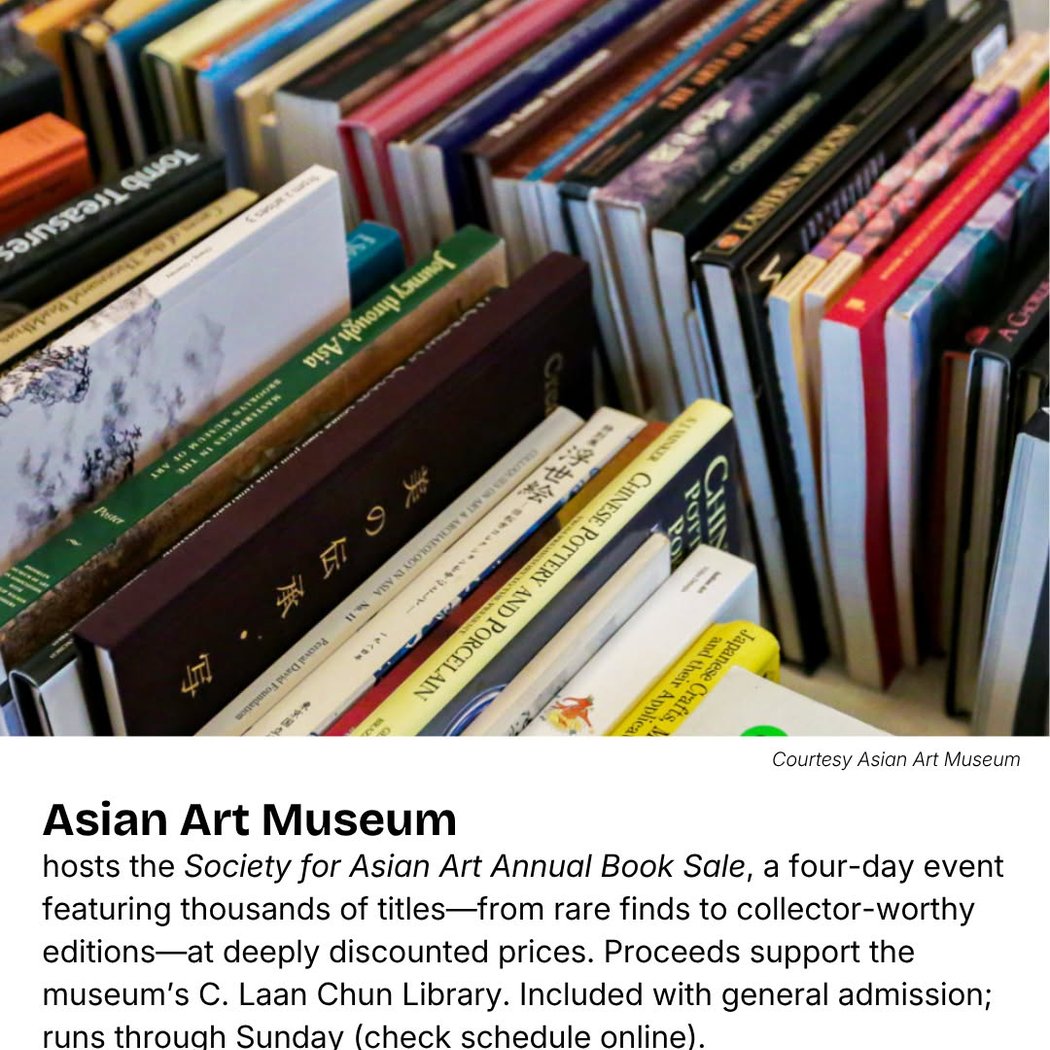 Society for Asian Art Annual Book Sale 1