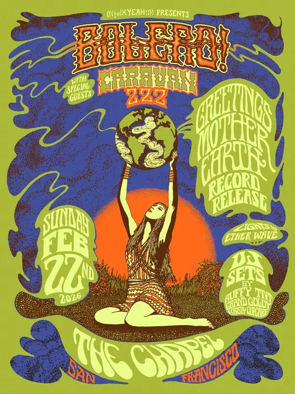 BOLERO! 'Greetings Mother Earth' Record Release Show 1