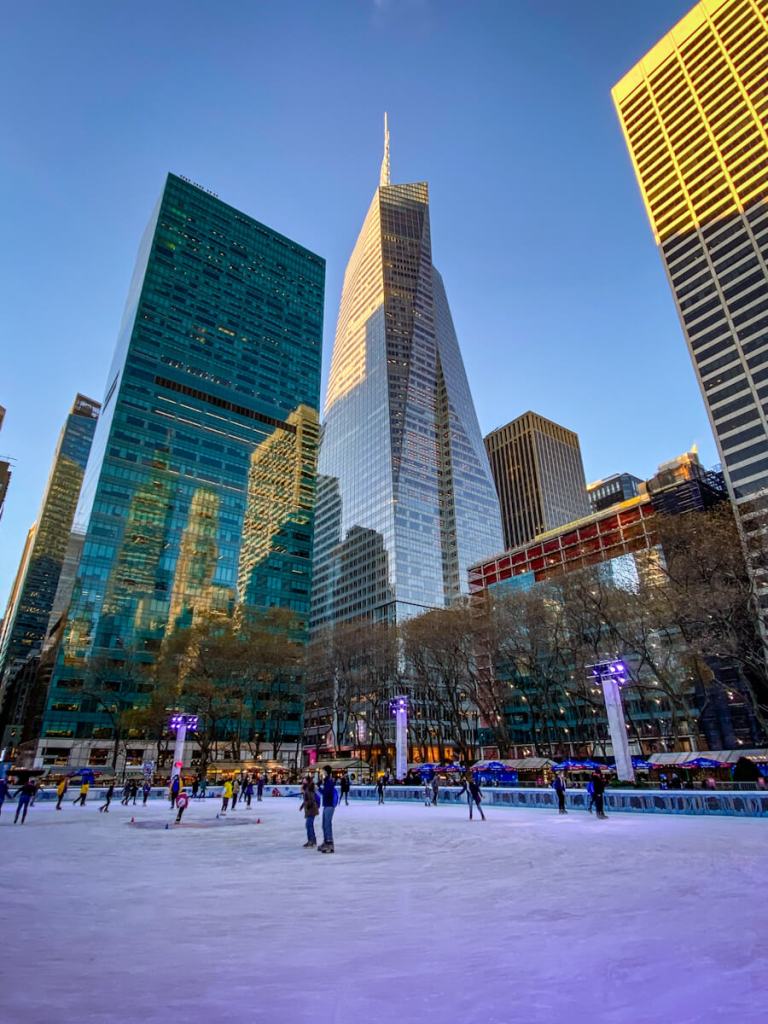Skating at Bryant Park 1