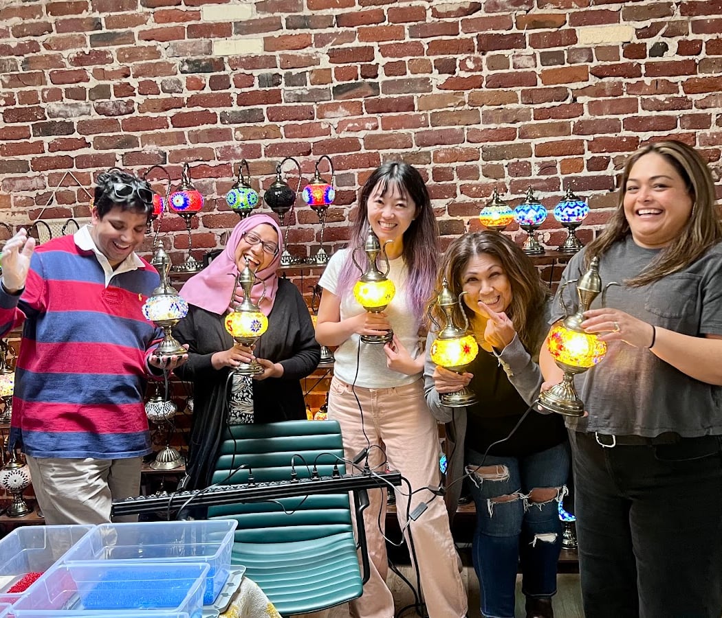 Mosaic Lamp Workshop and Turkish Delight 2