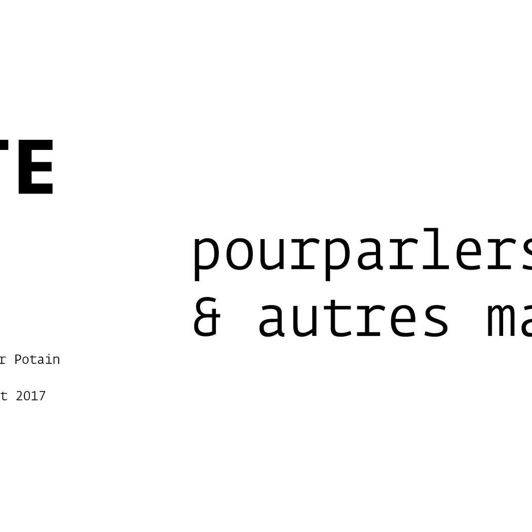 Acte I: Pourparlers & autres manipulations 1