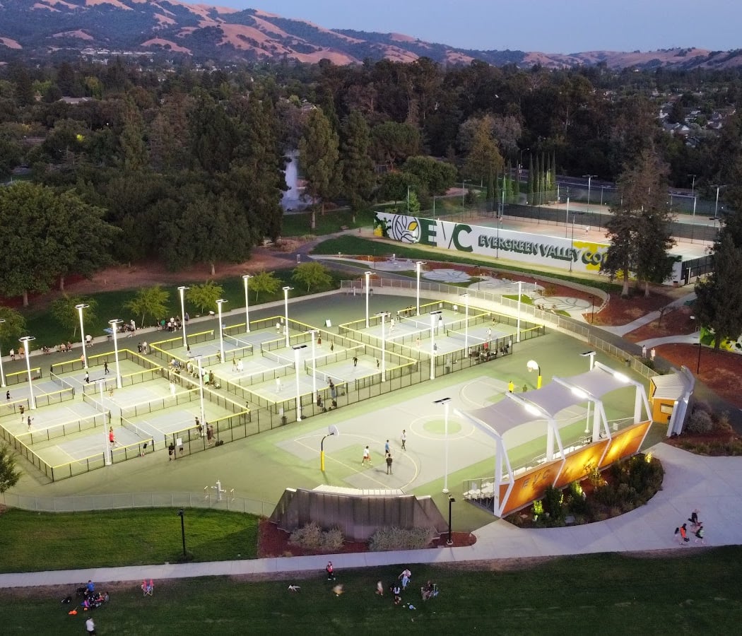 Evergreen Valley College Pickleball Courts 1