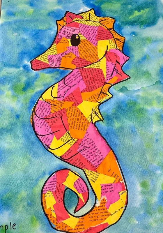 Summer Art Adventure Camp - Ocean Creatures Big, Small and Mythical
