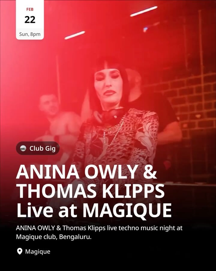 ANINA OWLY & THOMAS KLIPPS Live at MAGIQUE 1