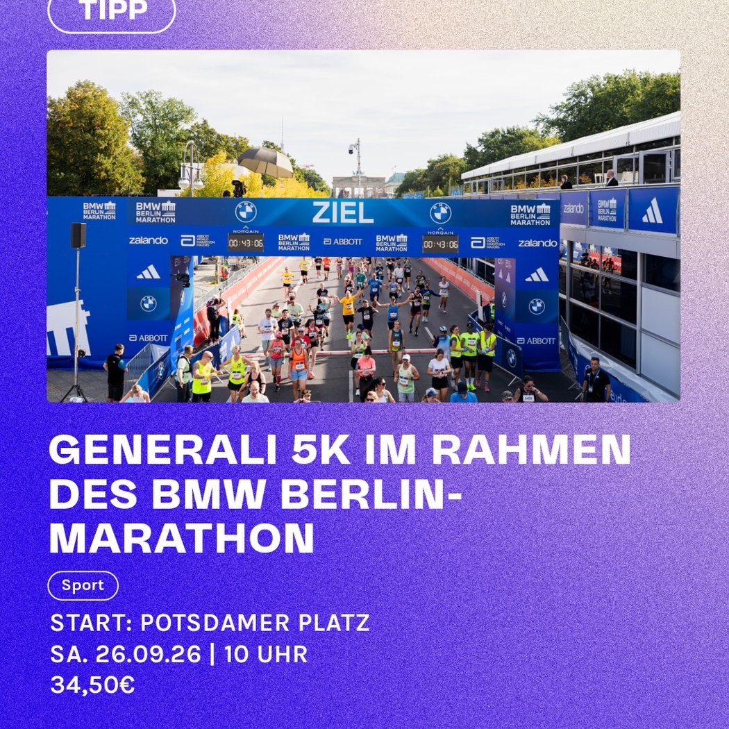 Generali 5K im Rahmen des BMW Berlin-Marathon