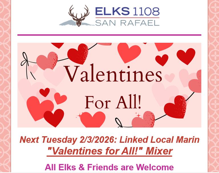 Valentines for All! Linked Local Marin Mixer 1