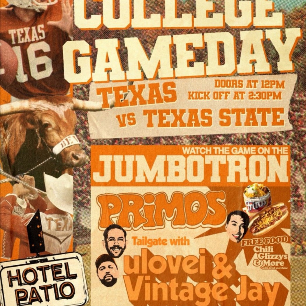 College Gameday - Texas vs Texas State Tailgate