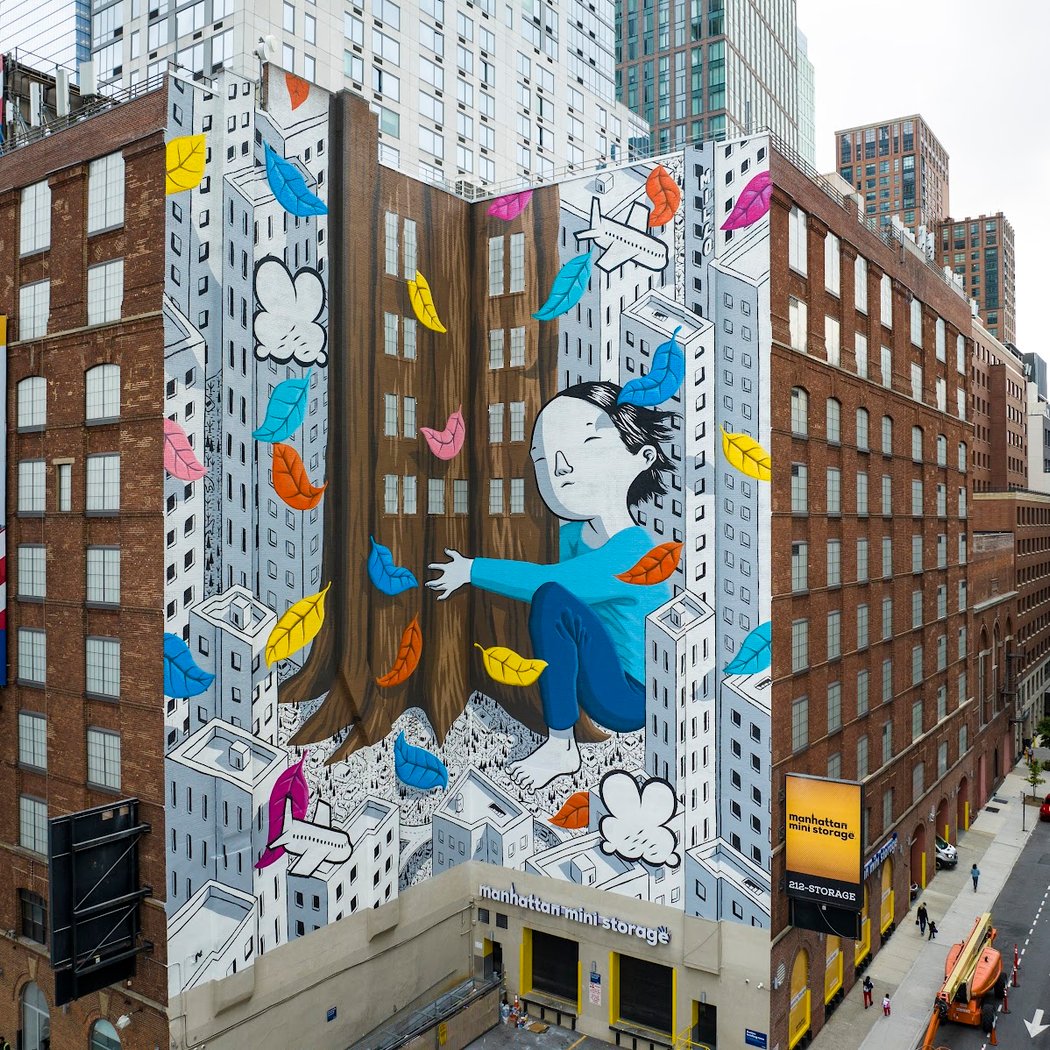 Street Art Mankind Urban Ecosystems Mural 1