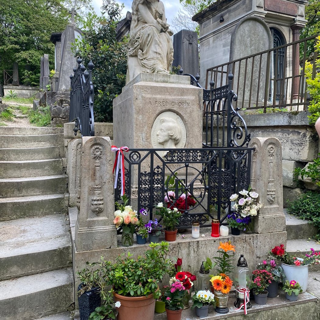 Tombe de Frédéric Chopin 1